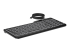HP 400 - Keyboard - compact size, 2-zone layout, 12 programmable keys, low profile key travel, multi-device - Left-angle